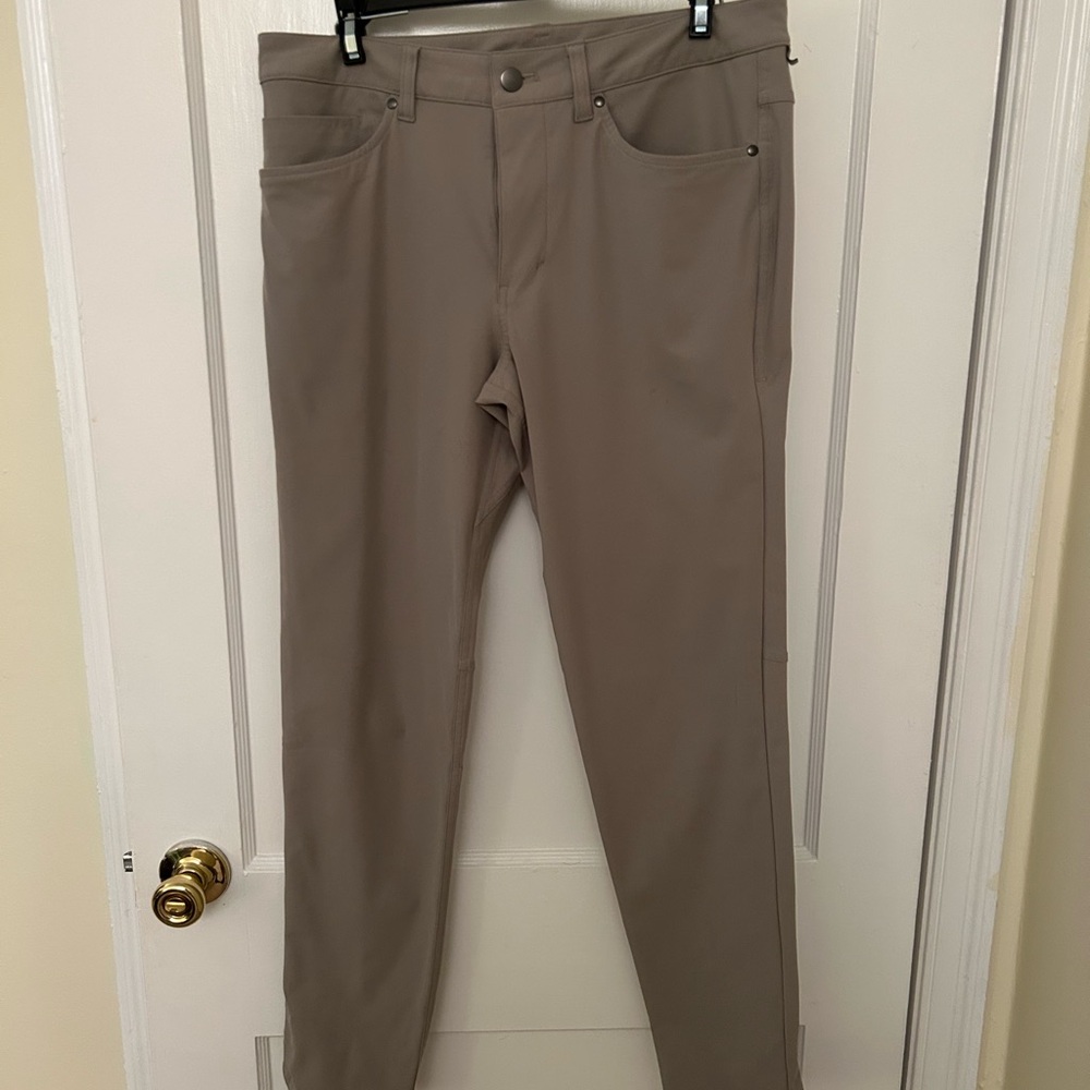 Lululemon Athletica Tan Chinos with Smooth Cotton Fabric